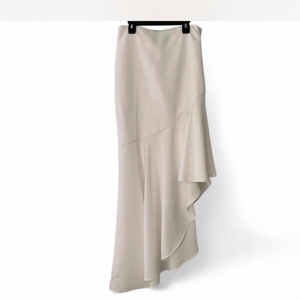 Coastal Cowgirl New Elegant maxi Asymmetrical ivory Women's Skirt size M